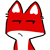 Emoticon Red Fox dire un secret